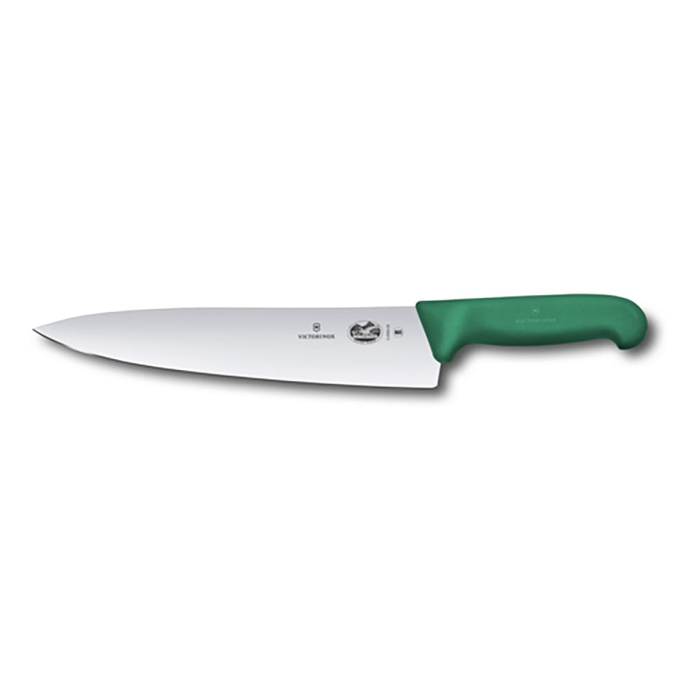 037-5200425 10" Chef's Knife w/ Green Fibrox® Pro Handle, Stainless Steel
