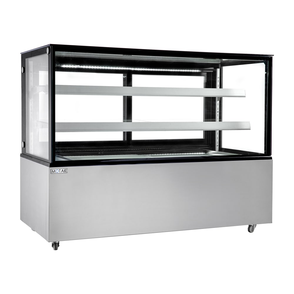 999-MCDC592 60 7/10" Full Service Bakery Case w/ Straight Glass - (3) Levels, 115v