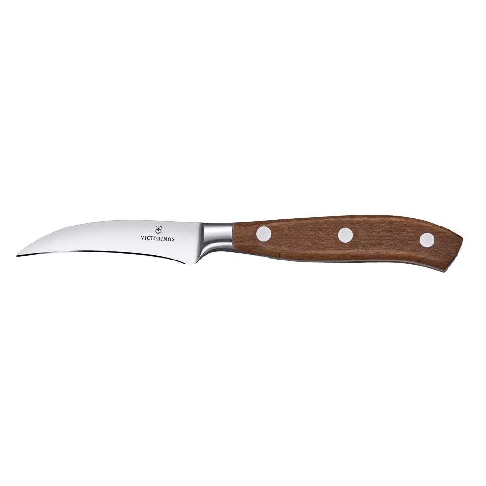 037-7720308G 3" Grand Maître Straight Paring Knife w/ Black POM Handle, Stainless Steel