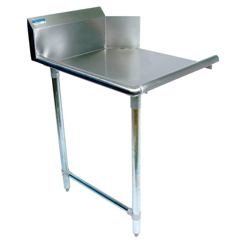 079-L63TDCKB 36" Straight Dish Table - Right to Left