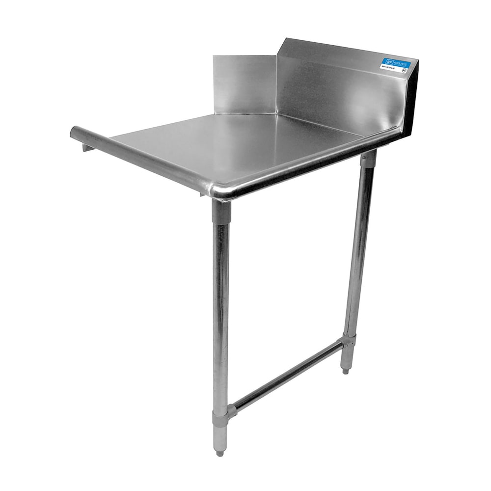 079-SSR06TDCKB 60" Straight Dish Table - Left to Right