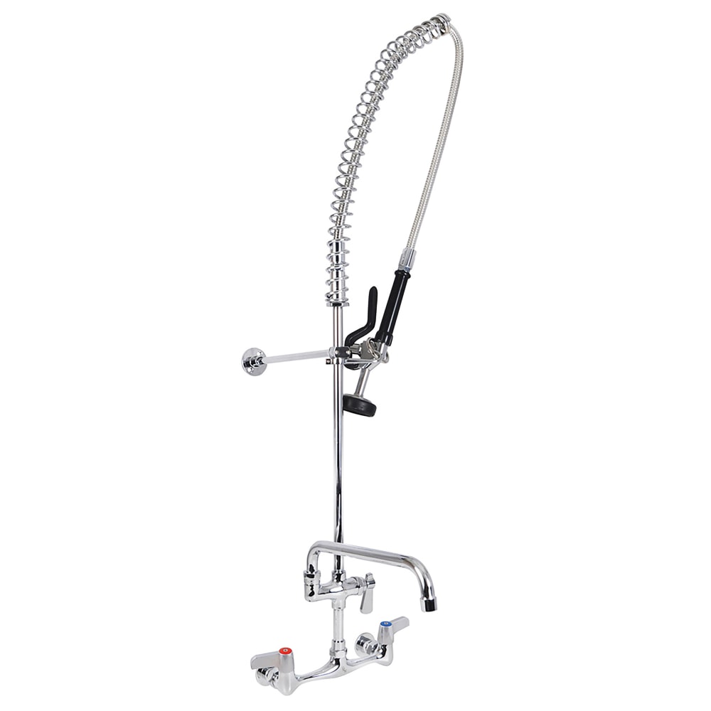 079-G01FABWRPMSVFKB 37 5/8" Wall Mount Pre Rinse Faucet - 2 GPM, Base with Nozzle