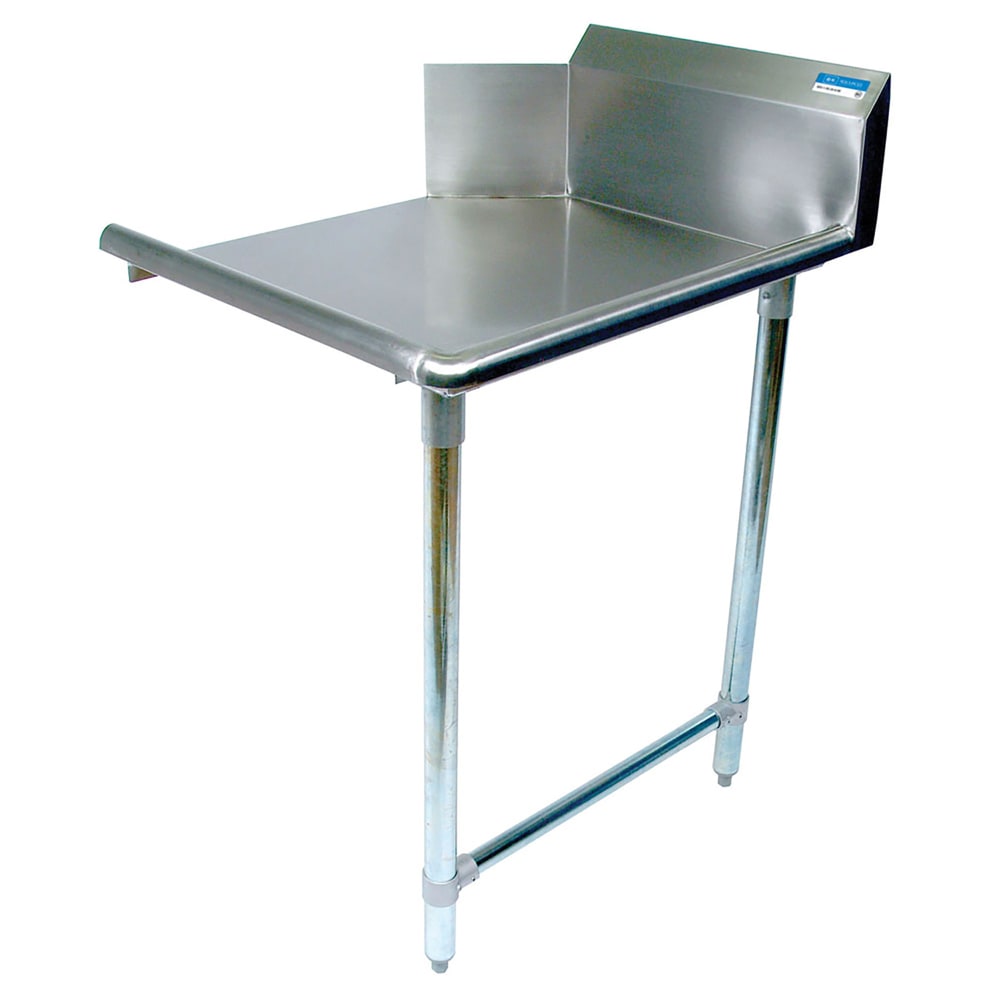 079-R27TDCKB 72" Straight Dish Table - Left to Right