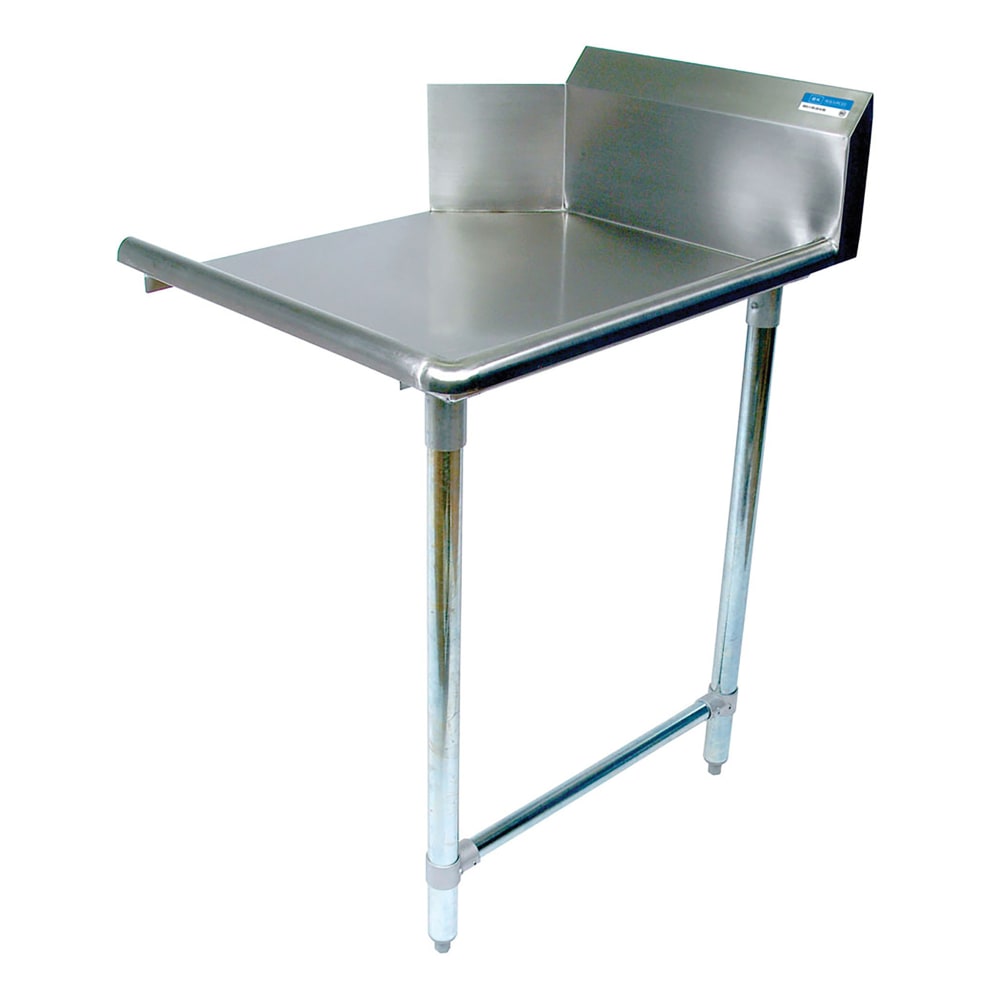079-R06TDCKB 60" Straight Dish Table - Left to Right