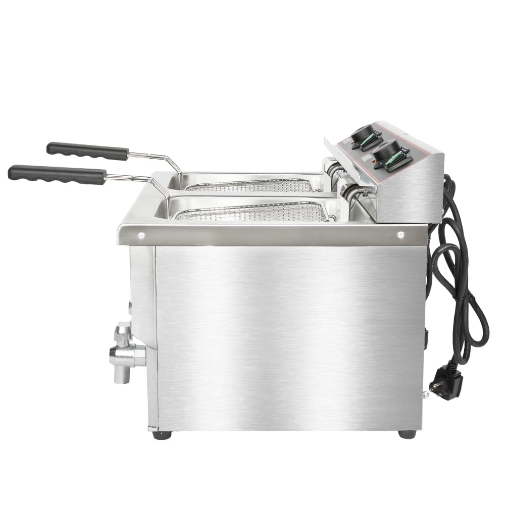 MoTak MCFD8 Countertop Electric Fryer - (2) 18 lb Vats, 208-240v