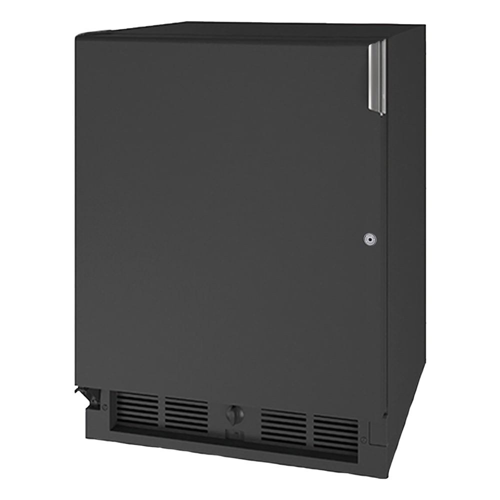 663-U29RB15A 21"W Undercounter Refrigerator w/ (1) Section & (1) Solid Door - Black, 115...