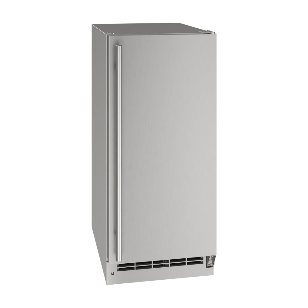 663-UORE115SS01A 15"W Undercounter Refrigerator w/ 1 Solid Door - Stainless, 115v
