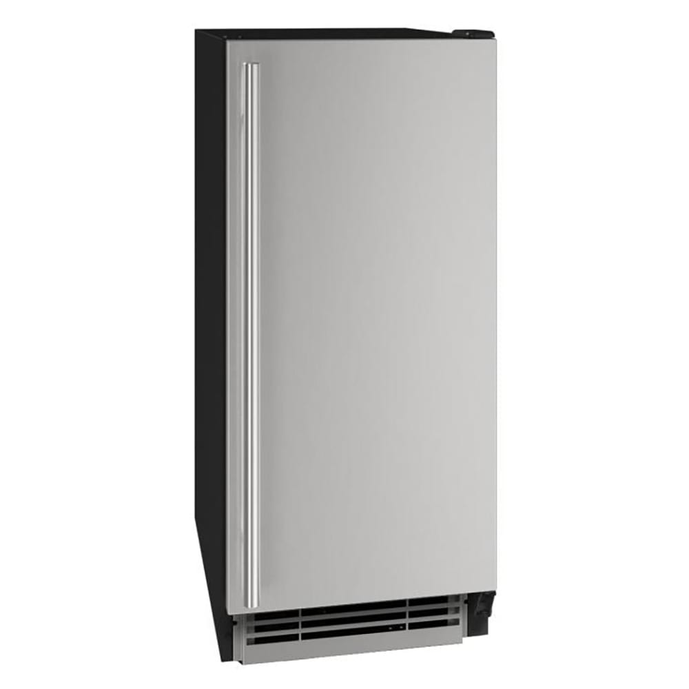 663-UHCP115SS81A 15"W Full Cube Undercounter Ice Machine - 55 lbs/day, Air Cooled
