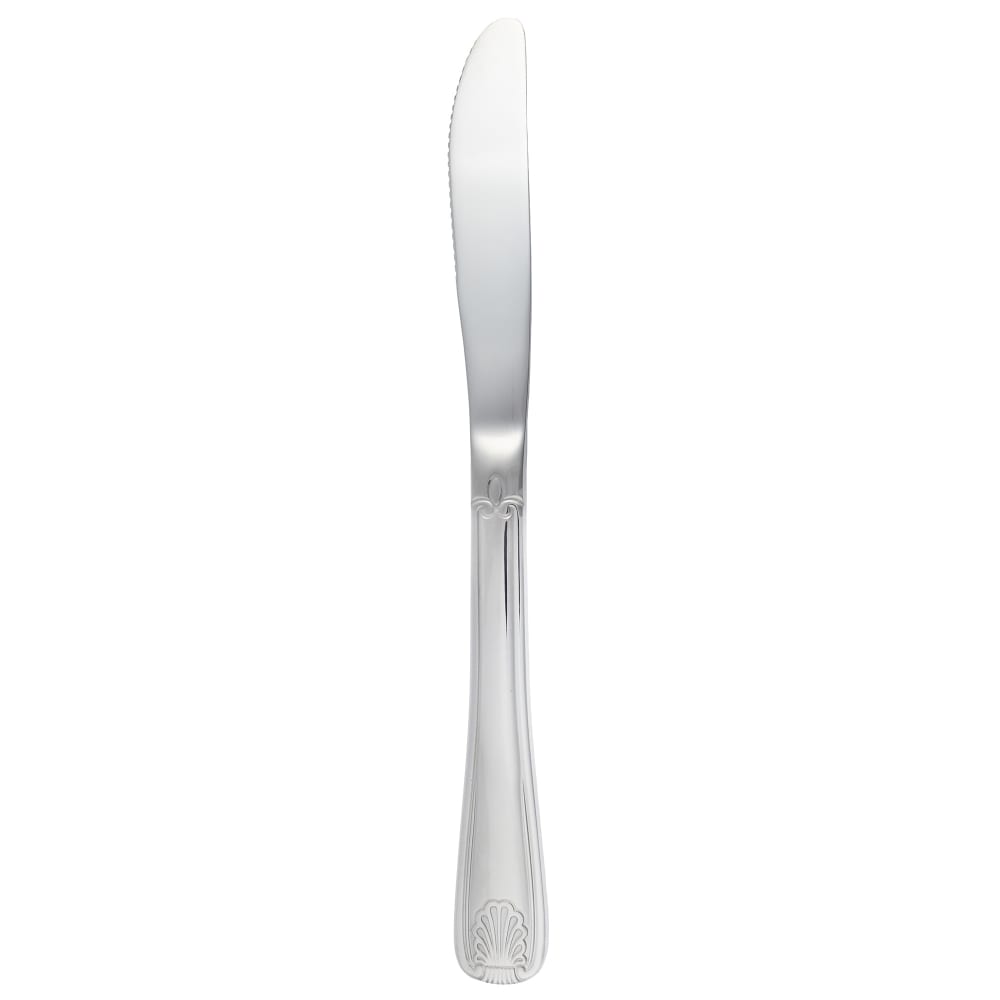 200-SHL08 8 4/5" Dinner Knife with 18/0 Stainless Grade, Shell Pattern