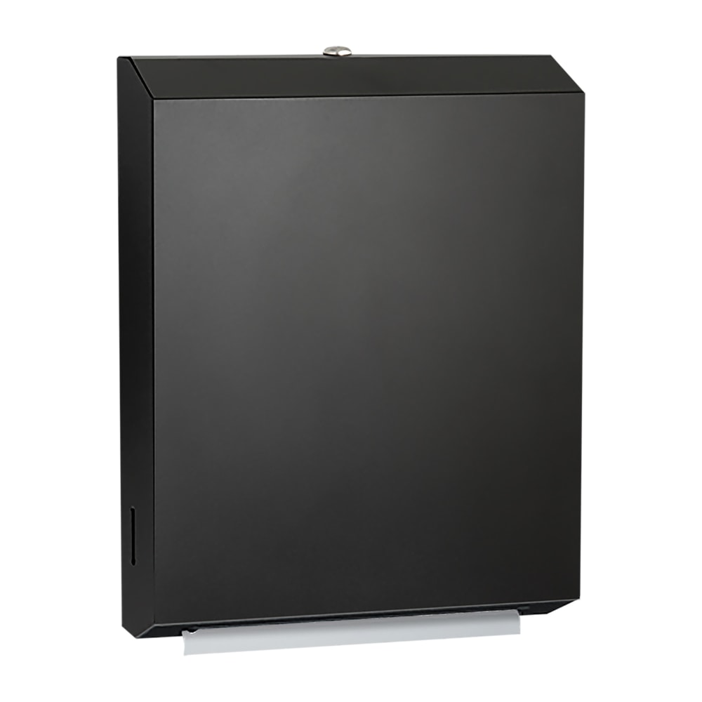 244-10021041 Surface Mount Paper Towel Dispenser w/ 400 C Fold Capacity, Matte Black
