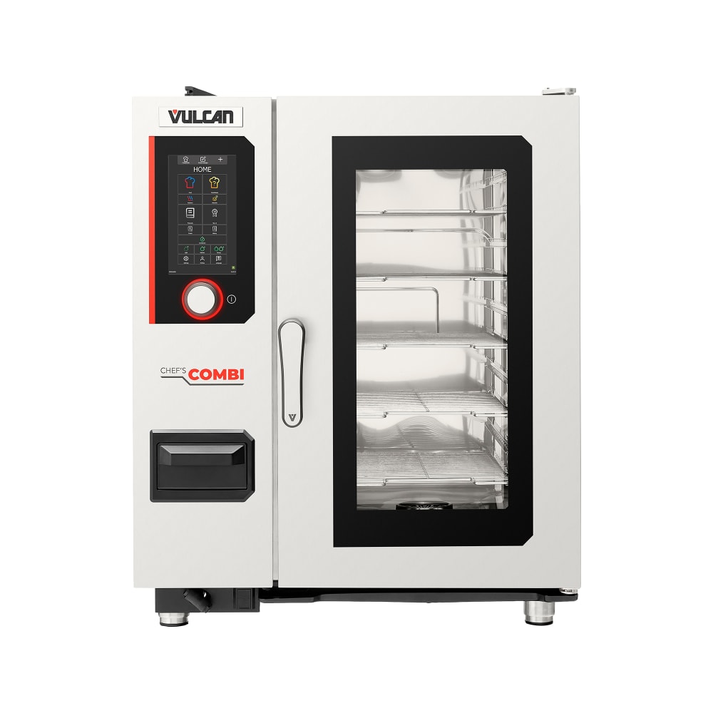 207-CHEF101G208 Chef'sCombi Half Size Combi Oven - Boiler Based, Convertible