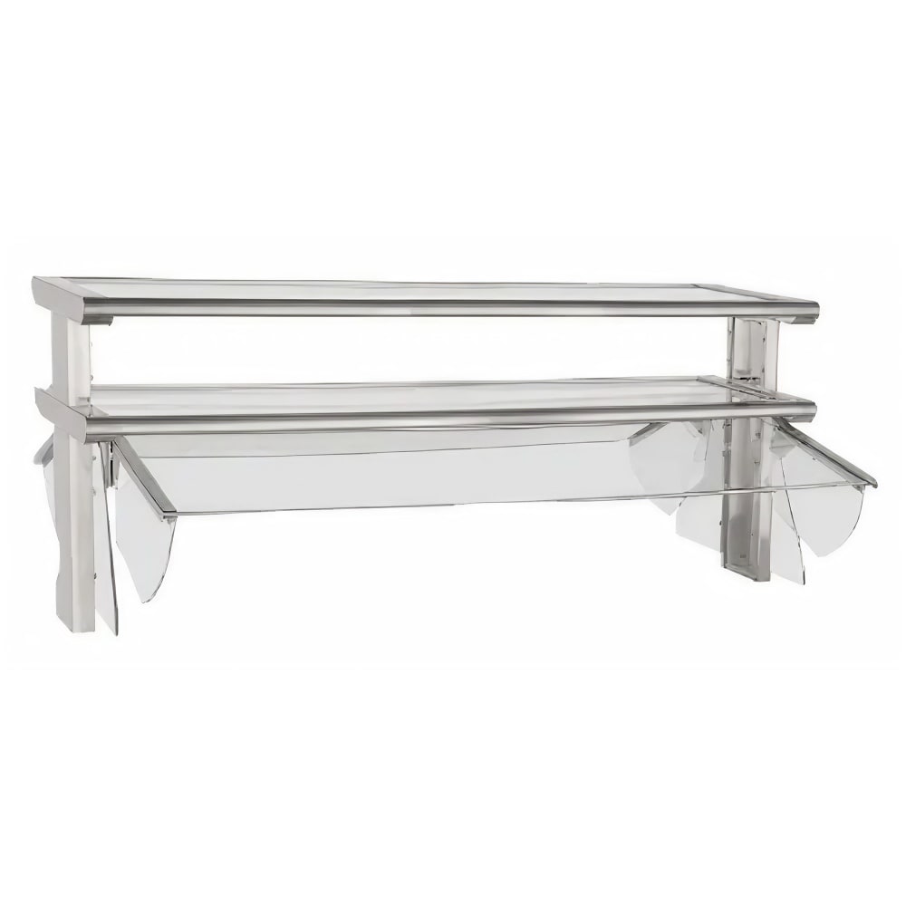 212-TS58032 31 5/8" Sneeze Guard, 2 Sided Self Service Style w/ Acrylic End Guards