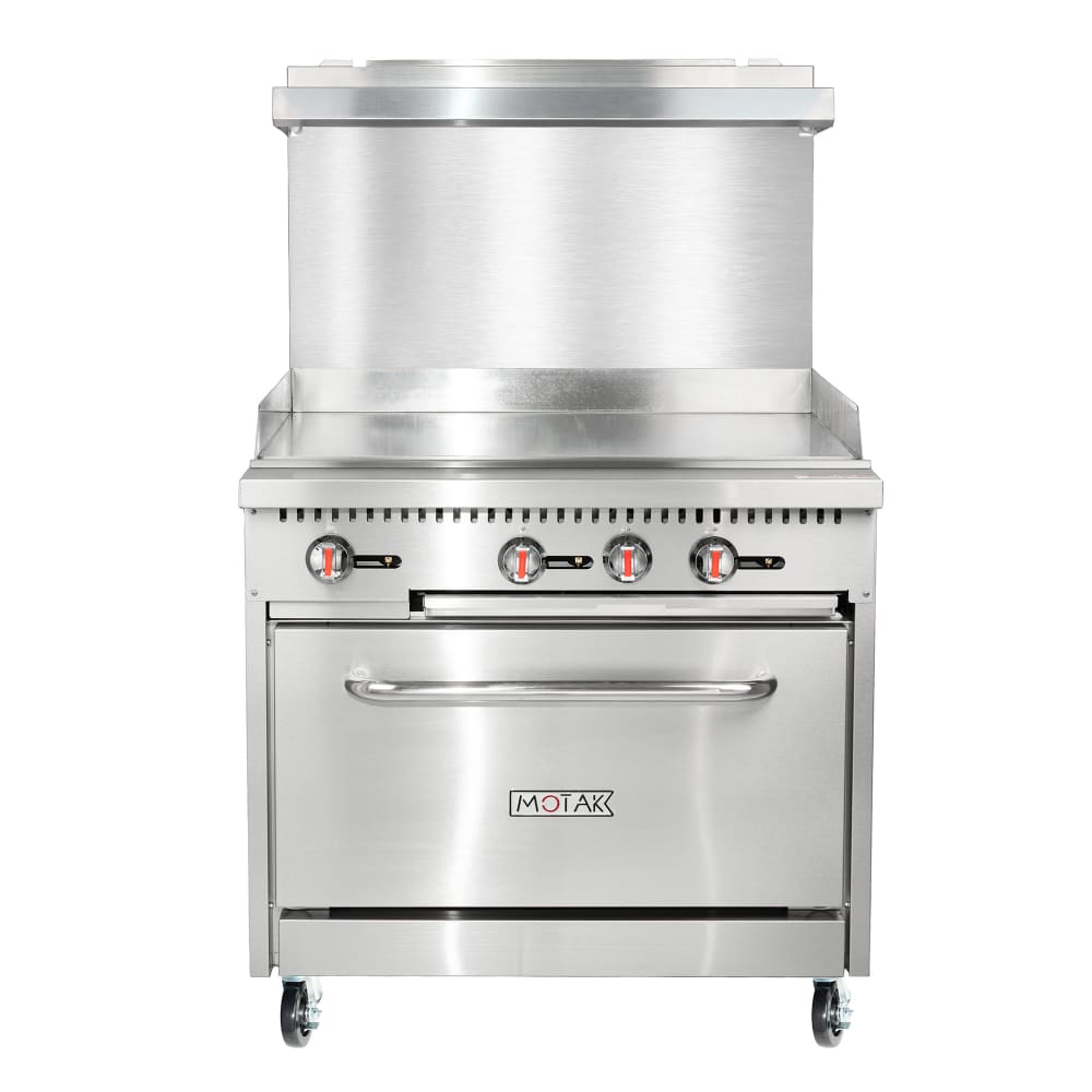 734-MRS36G36 36" Gas Range w/ Full Griddle - (1) Standard Oven, Convertible