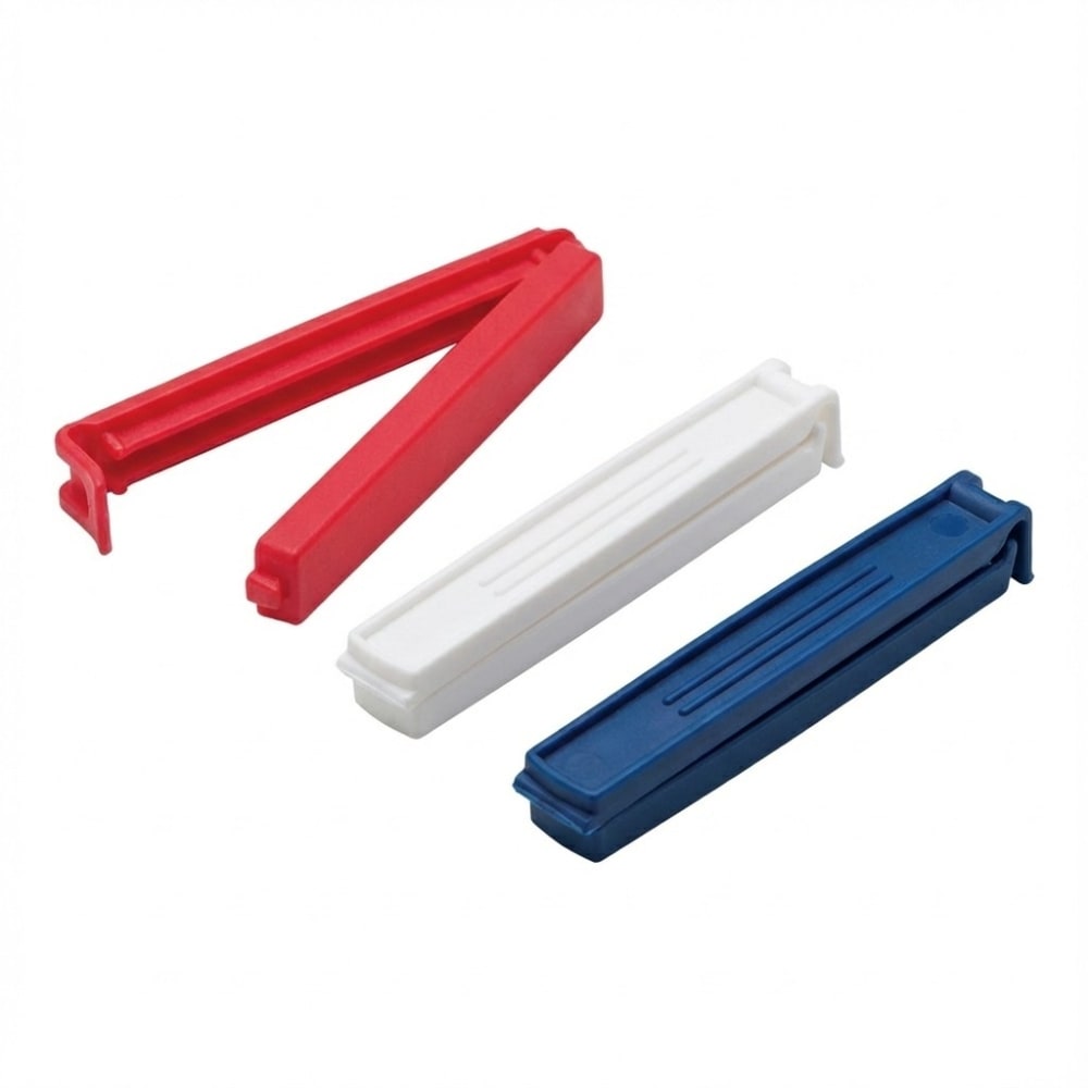 347-169003 Pastry Bag Clips - 5 1/2"L, Polypropylene/Assorted Colors