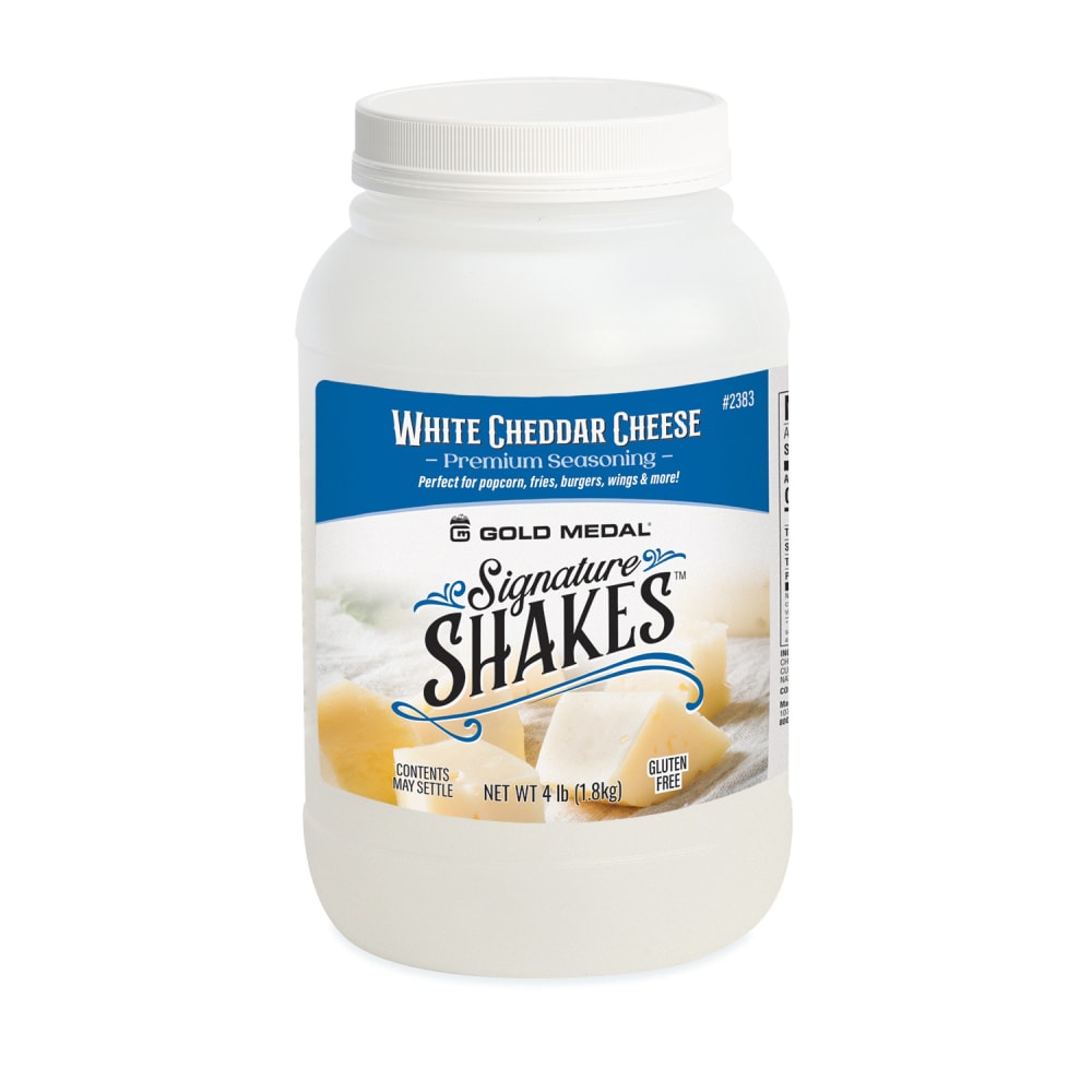 231-2383 4 lb Jar White Cheddar Cheese Signature Shakes Flavor Mix