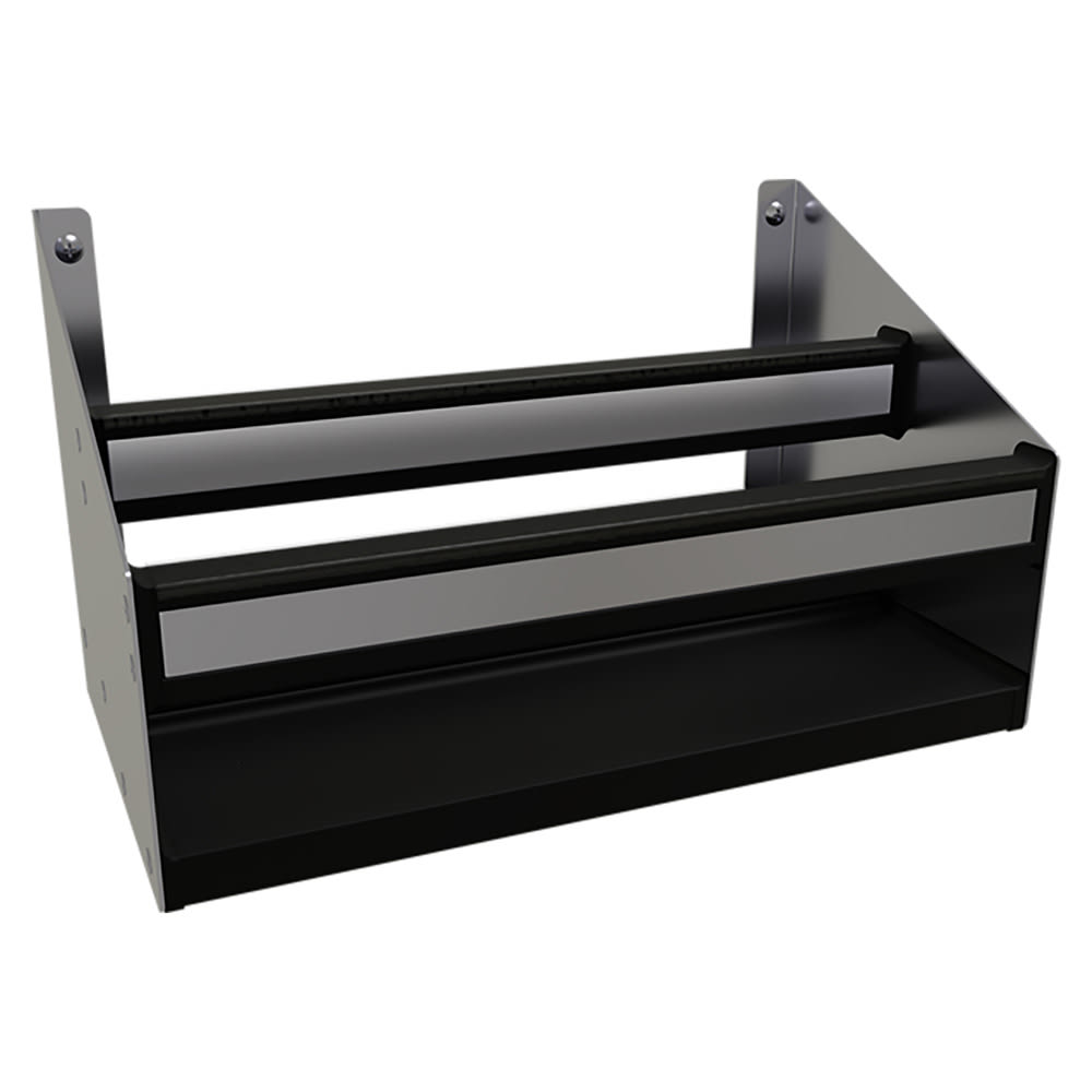 679-DSR13 13" Double Tier Speed Rail - 8 Bottle Capacity, Stainless