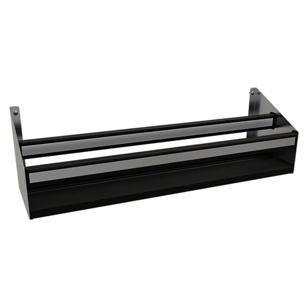 679-DSR35 35" Double Tier Speed Rail - 18 Bottle Capacity, Stainless
