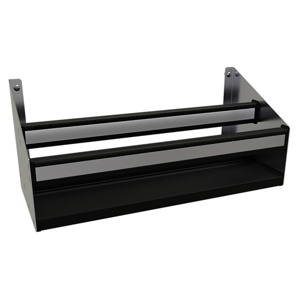 679-DSR20 20" Double Tier Speed Rail - 10 Bottle Capacity, Stainless