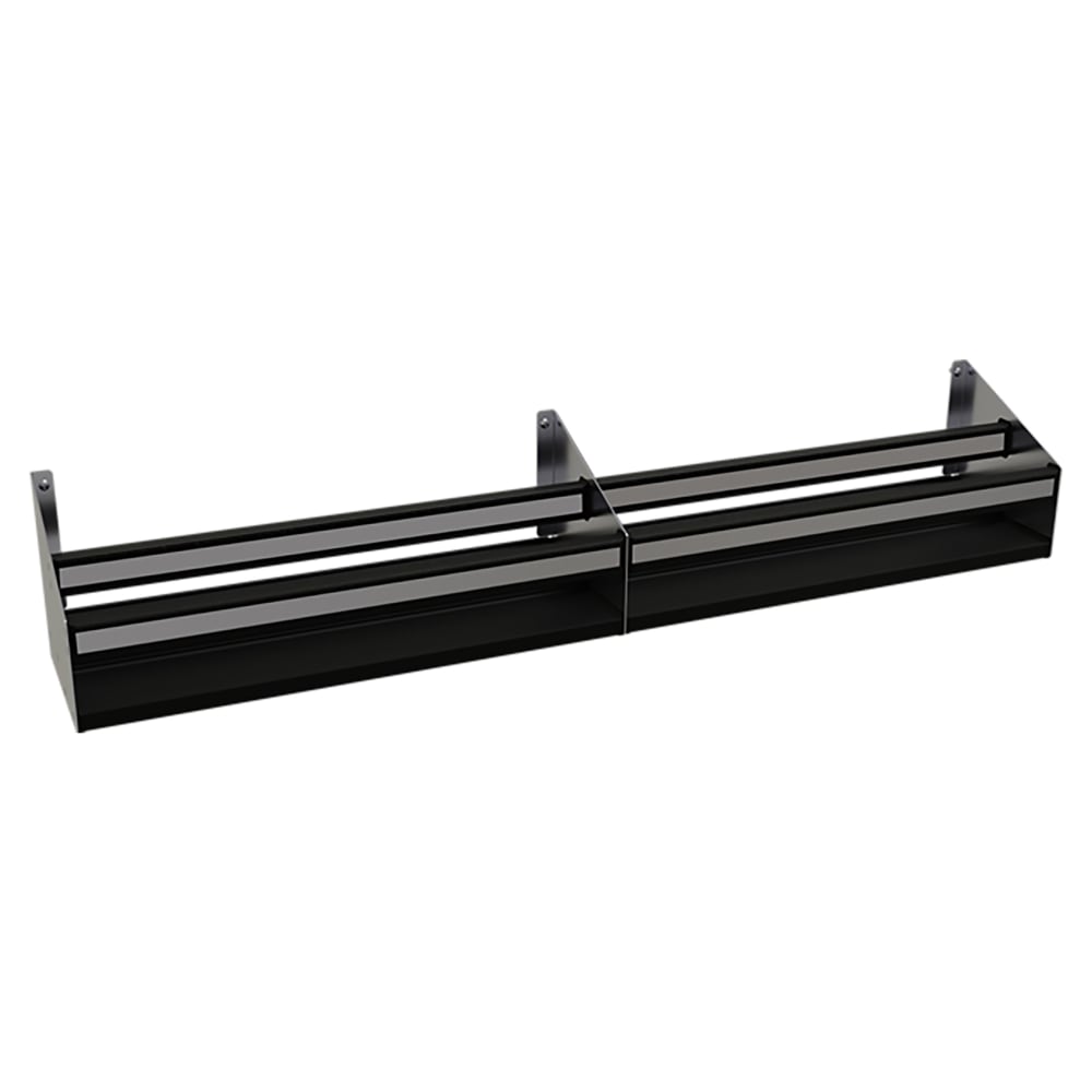 679-DSR49 49" Double Tier Speed Rail - 26 Bottle Capacity, Stainless
