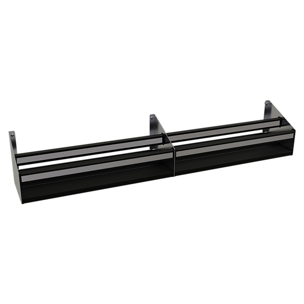 679-DSR51 51" Double Tier Speed Rail - 26 Bottle Capacity, Stainless