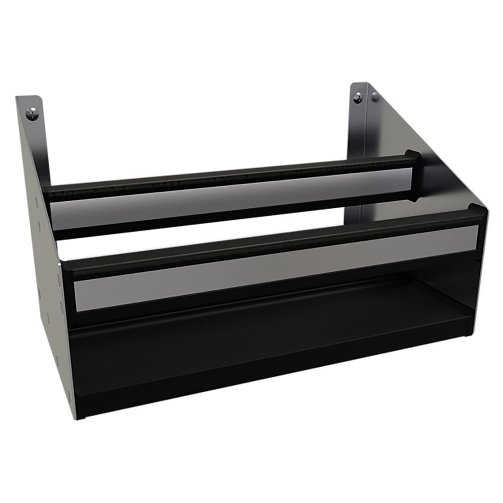 679-DSR15 15" Double Tier Speed Rail - 8 Bottle Capacity, Stainless