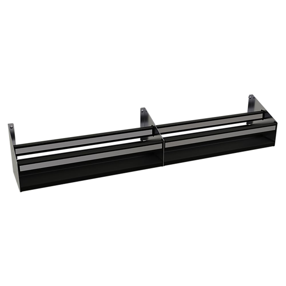 679-DSR50 50" Double Tier Speed Rail - 26 Bottle Capacity, Stainless