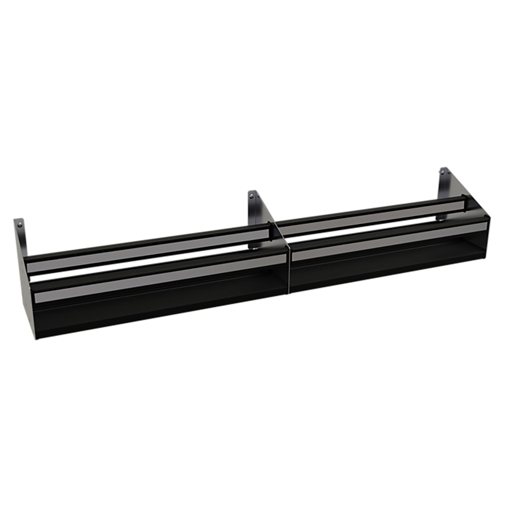 679-DSR52 52" Double Tier Speed Rail - 26 Bottle Capacity, Stainless