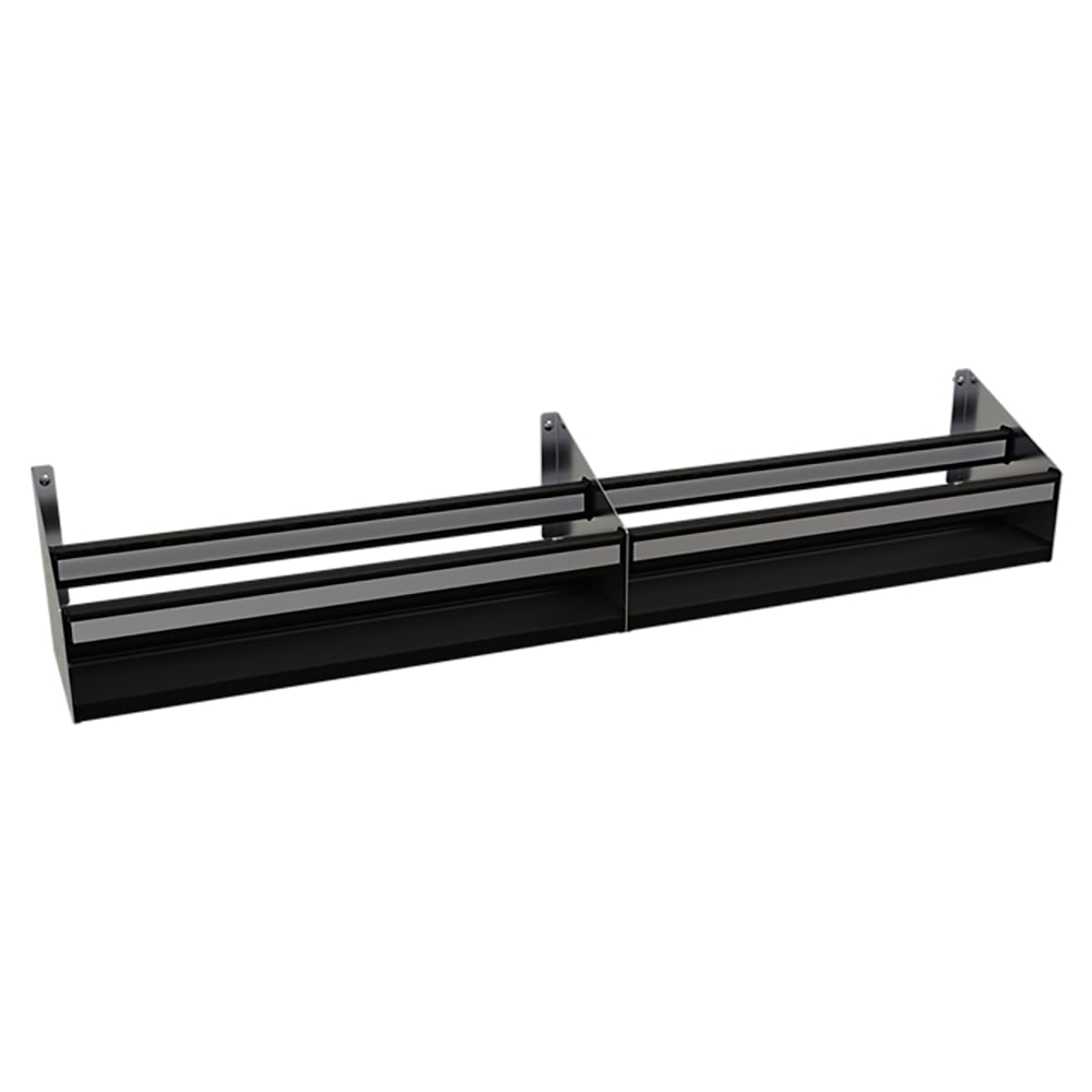 679-DSR57 57" Double Tier Speed Rail - 30 Bottle Capacity, Stainless
