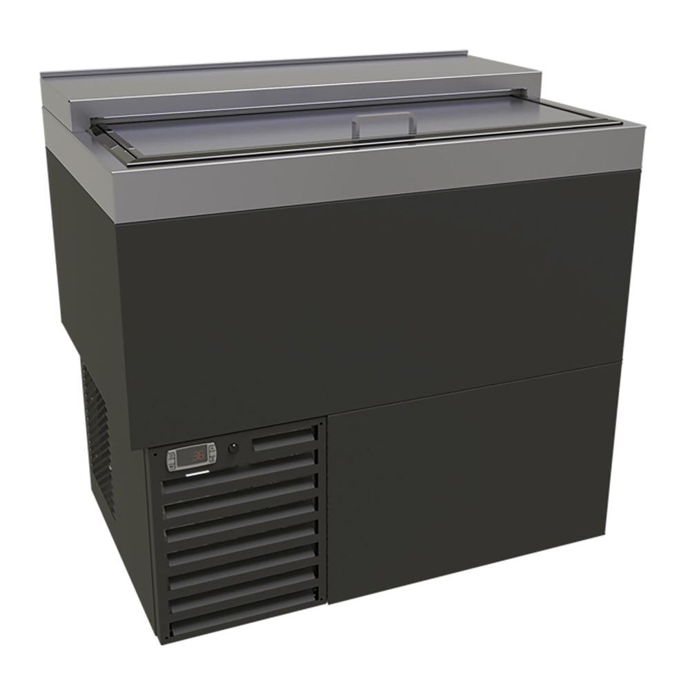 679-MF36B2 1 Section Glass Chiller w/ 87 Mug Capacity - Black, 120v