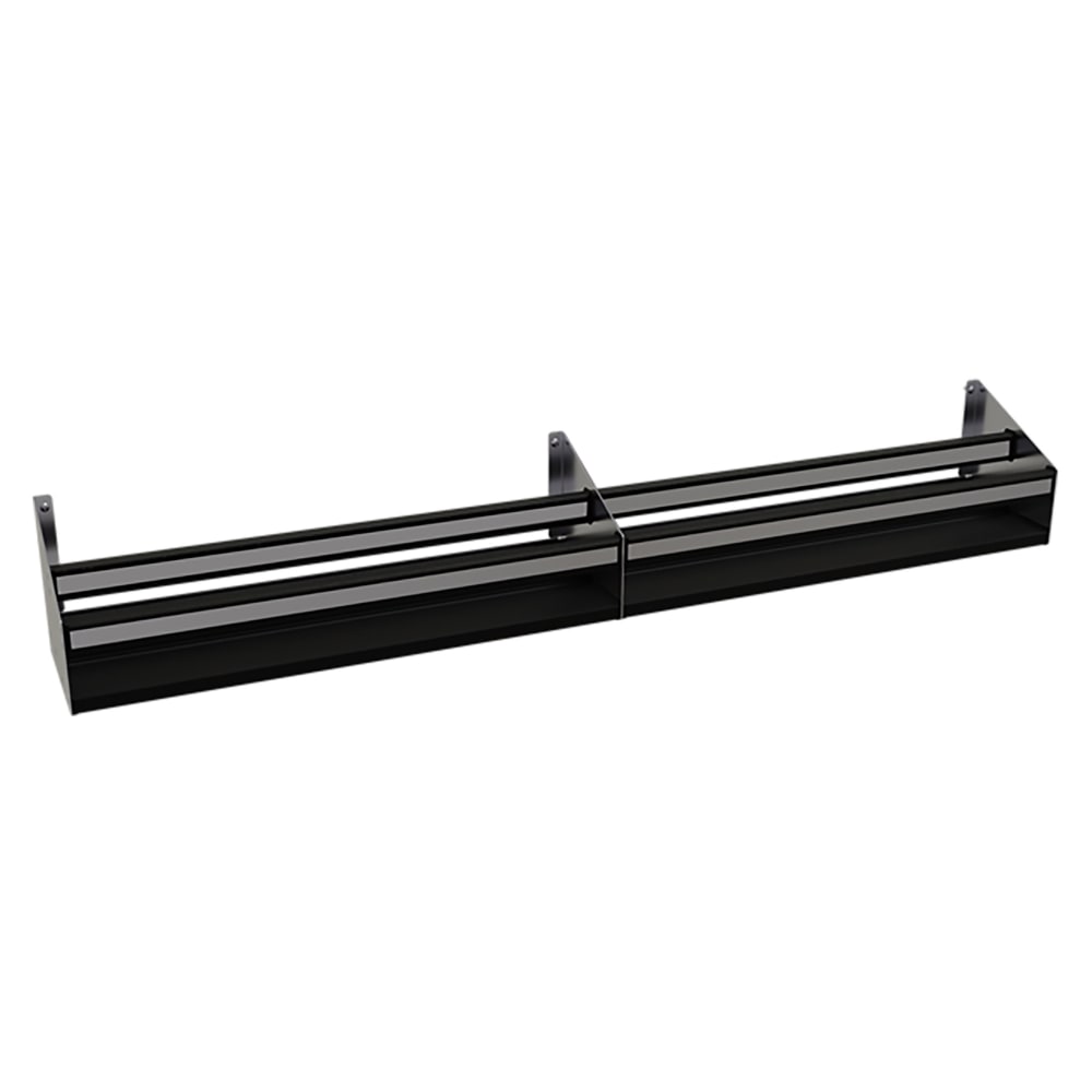 679-DSR74 74" Double Tier Speed Rail - 38 Bottle Capacity, Stainless