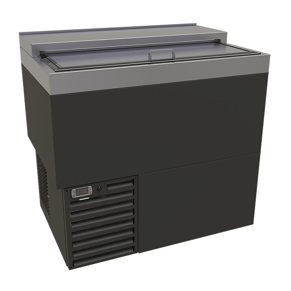 679-MF36B 1 Section Glass Chiller w/ 87 Mug Capacity - Black, 120v