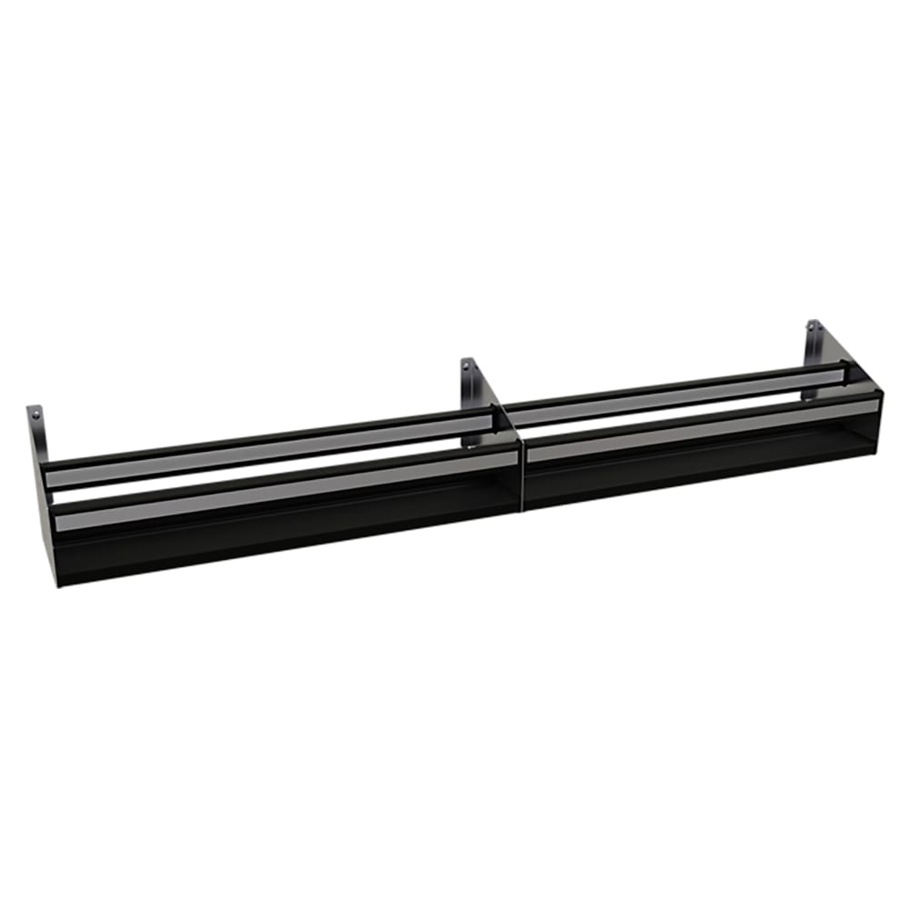 679-DSR67 67" Double Tier Speed Rail - 34 Bottle Capacity, Stainless
