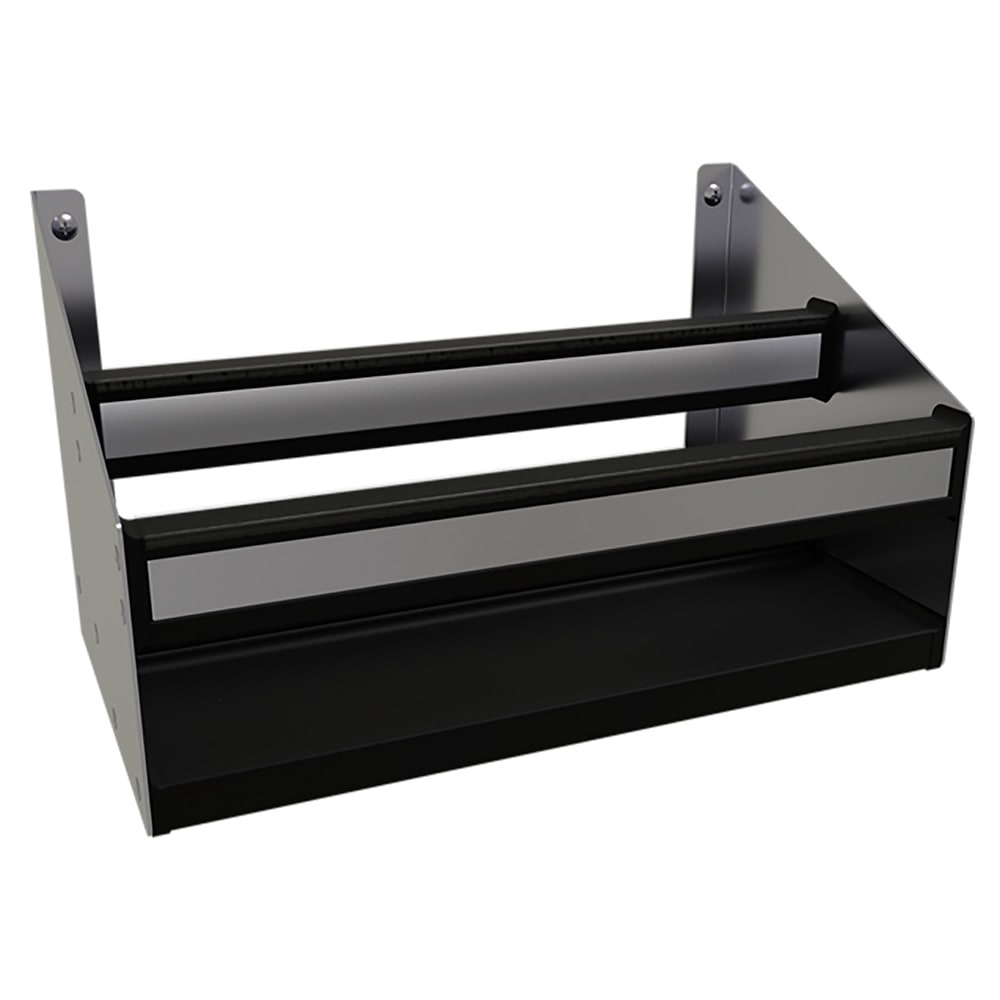 679-DSR16 16" Double Tier Speed Rail - 8 Bottle Capacity, Stainless