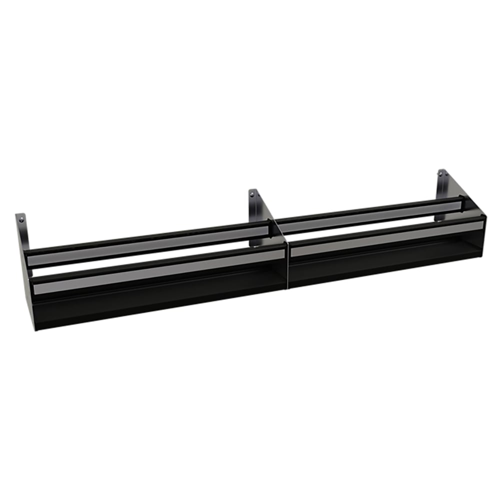 679-DSR55 55" Double Tier Speed Rail - 28 Bottle Capacity, Stainless