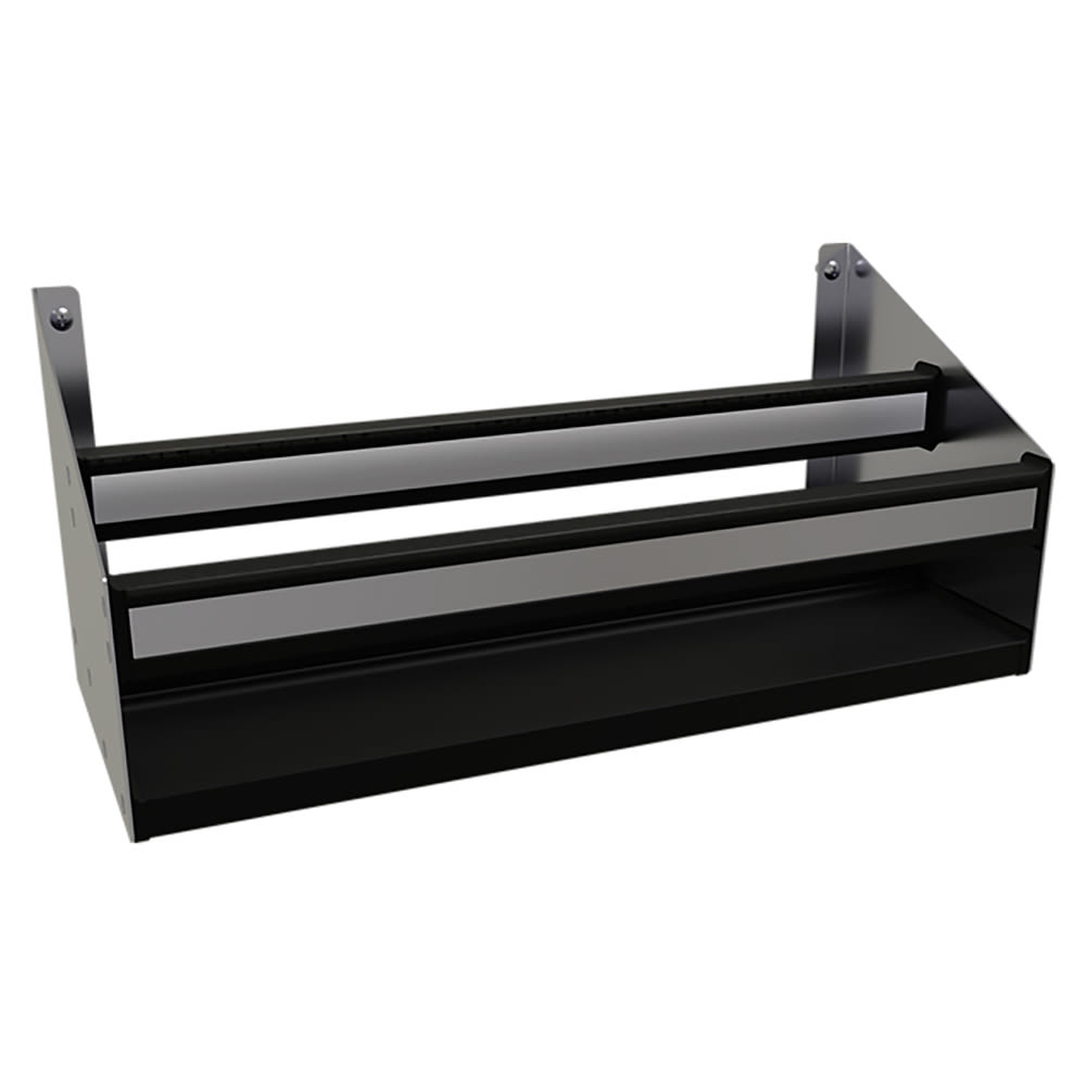 679-DSR22 22" Double Tier Speed Rail - 12 Bottle Capacity, Stainless