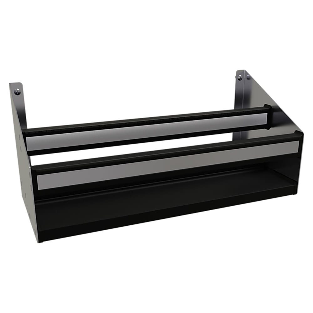 679-DSR21 21" Double Tier Speed Rail - 12 Bottle Capacity, Stainless