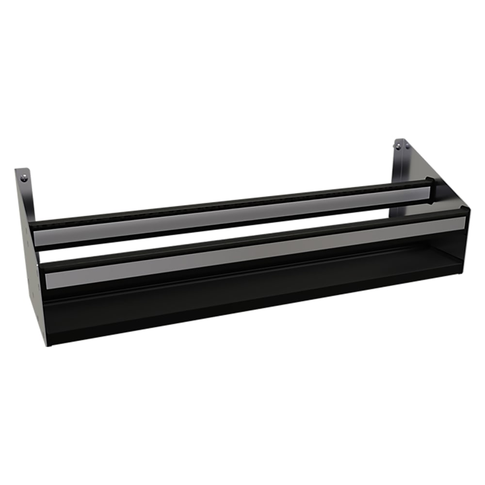679-DSR34 34" Double Tier Speed Rail - 18 Bottle Capacity, Stainless