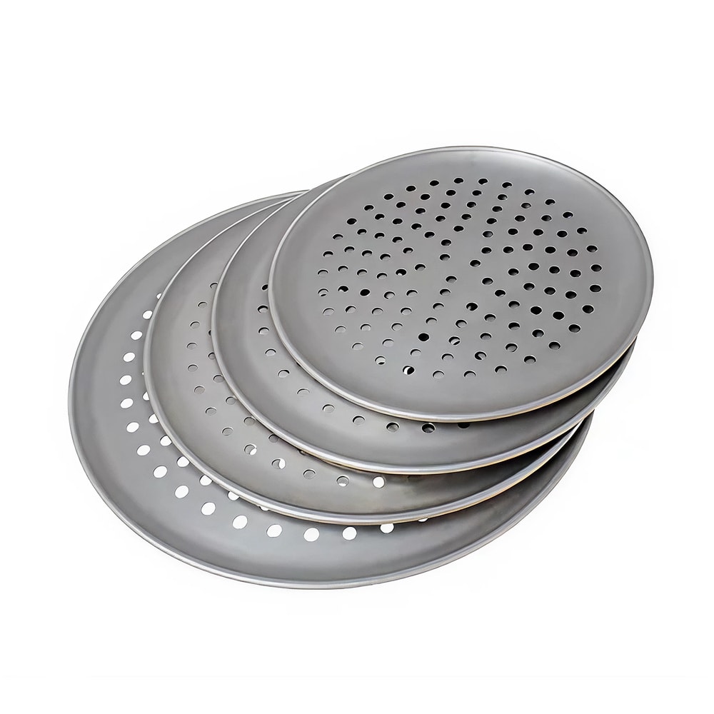 042-16PIZZAPAN 16" Round Perforated Pizza Pan