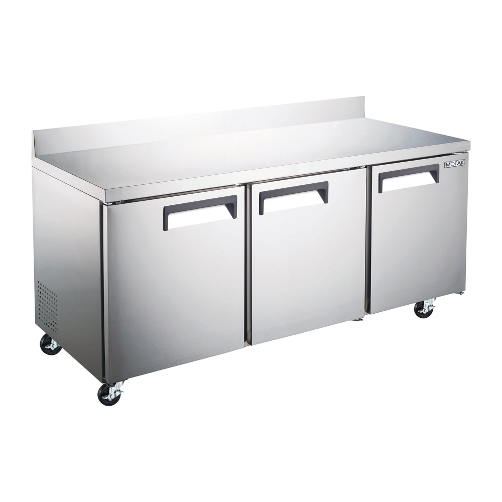 999-MFWT3S 71 1/2" Worktop Freezer w/ (3) Sections & (3) Doors, 115v