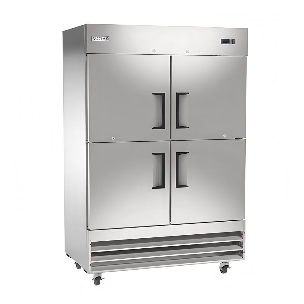 999-MRIR4HS 54" Two Section Reach In Refrigerator, (4) Left/Right Hinge Solid Doors, 115v