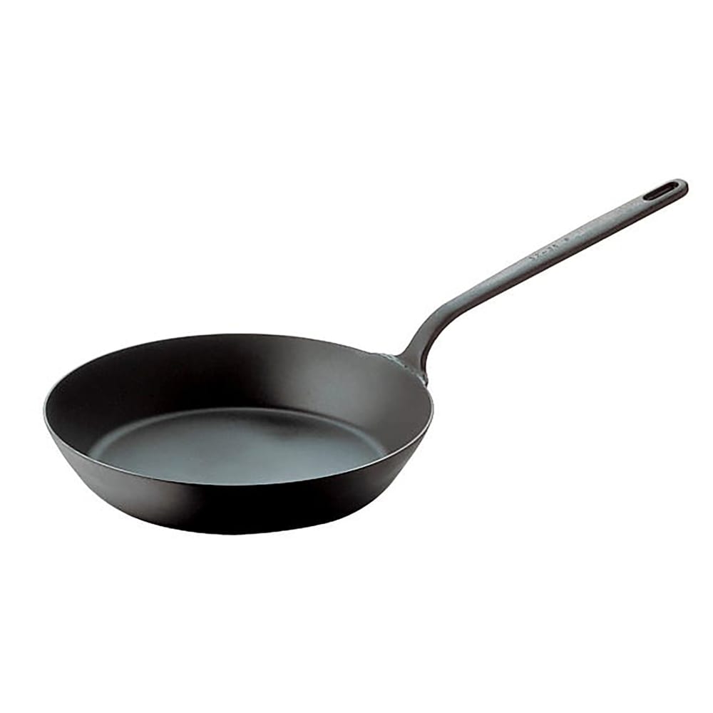 315-84814024 10" Carbon Steel Frying Pan w/ Solid Metal Handle