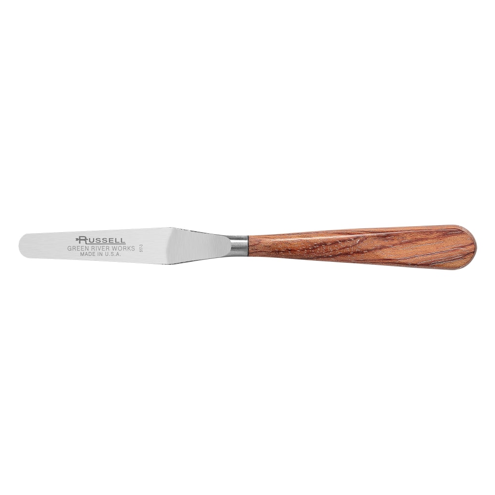 135-55081 3" Traditional® Flexible Palette Knife w/ Rosewood Handle, Carbon Steel