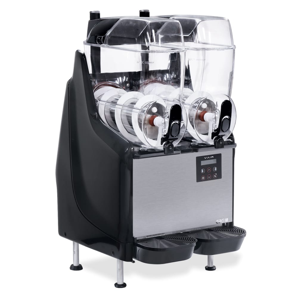 231-1114 Frozen Drink Machine w/ (2) 3 1/5 gal Bowls, 18"W, 115v