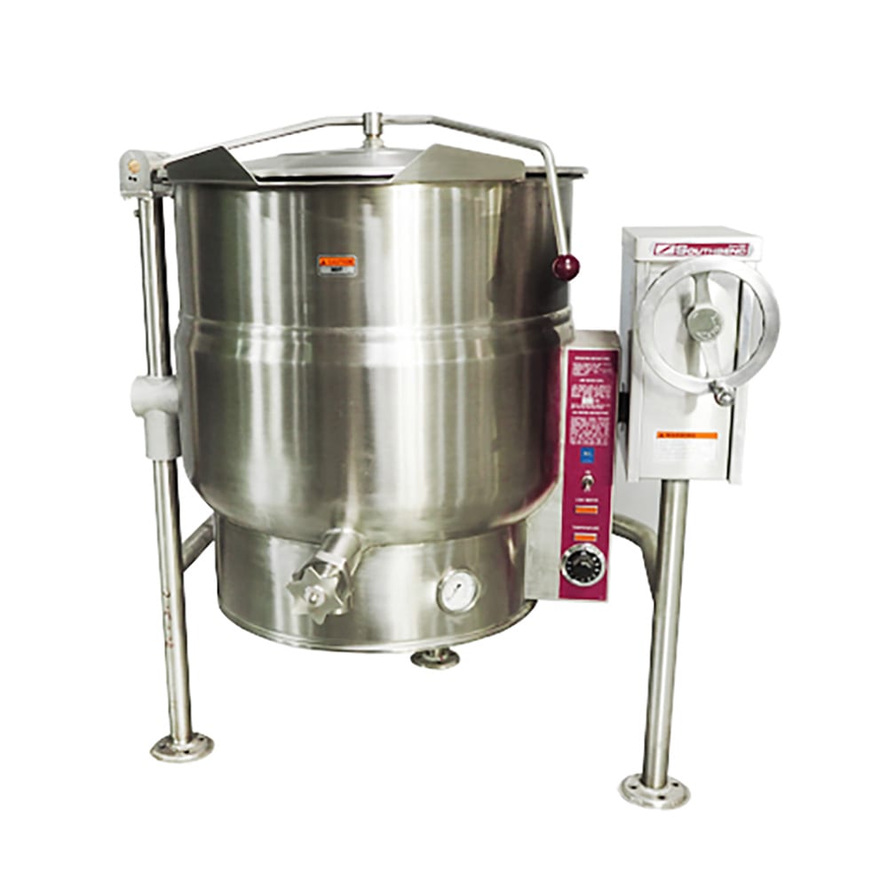 972-ELT602083 60 gal. Steam Kettle - Manual Tilt, 2/3 Jacket, 208v/3ph