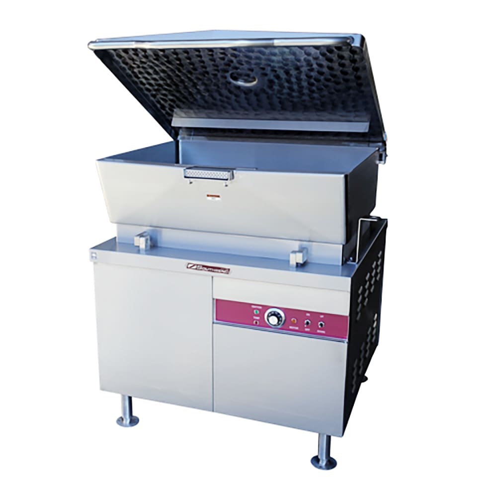 972-EMTS402083 40 gal. Tilt Skillet - Cabinet Base, Polished Pan, Strainer, 208v/3ph