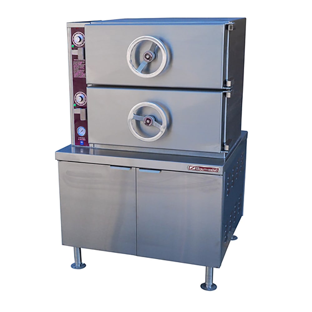 972-EDA2 Electric Pressure Steamer w/ (8) Full Size Pan Capacity, 208v/3ph