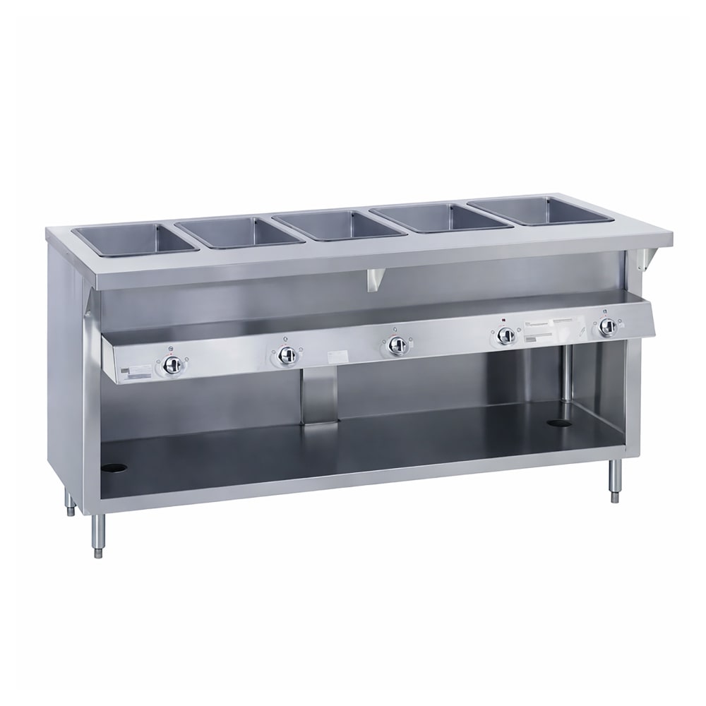 212-G6DLSSNG 88" Hot Food Table w/ 6 Wells & Cutting Board, Natural Gas
