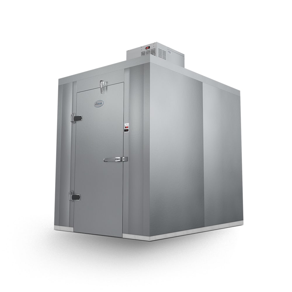258-QC060872NBSCO 6' x 8' Outdoor Walk-In Cooler w/ Top-Mounted Compressor - No Floor