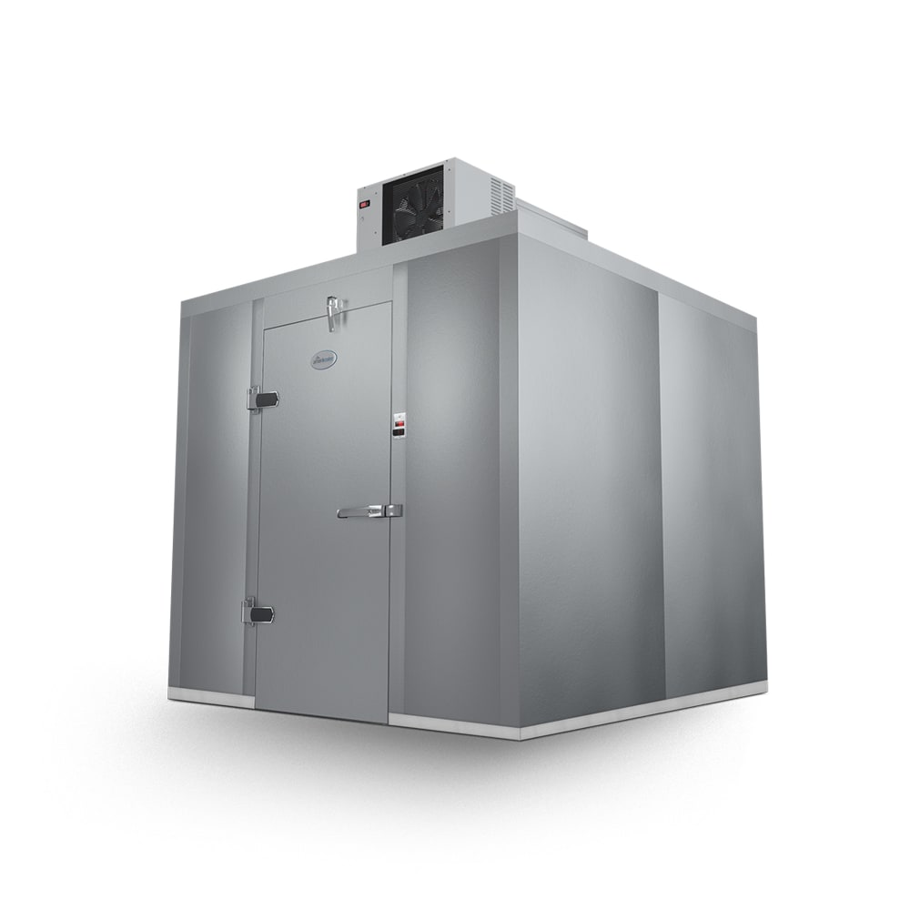 258-QC080872NBSC 8' x 8' Indoor Walk-In Cooler w/ Top-Mounted Compressor - No Floor