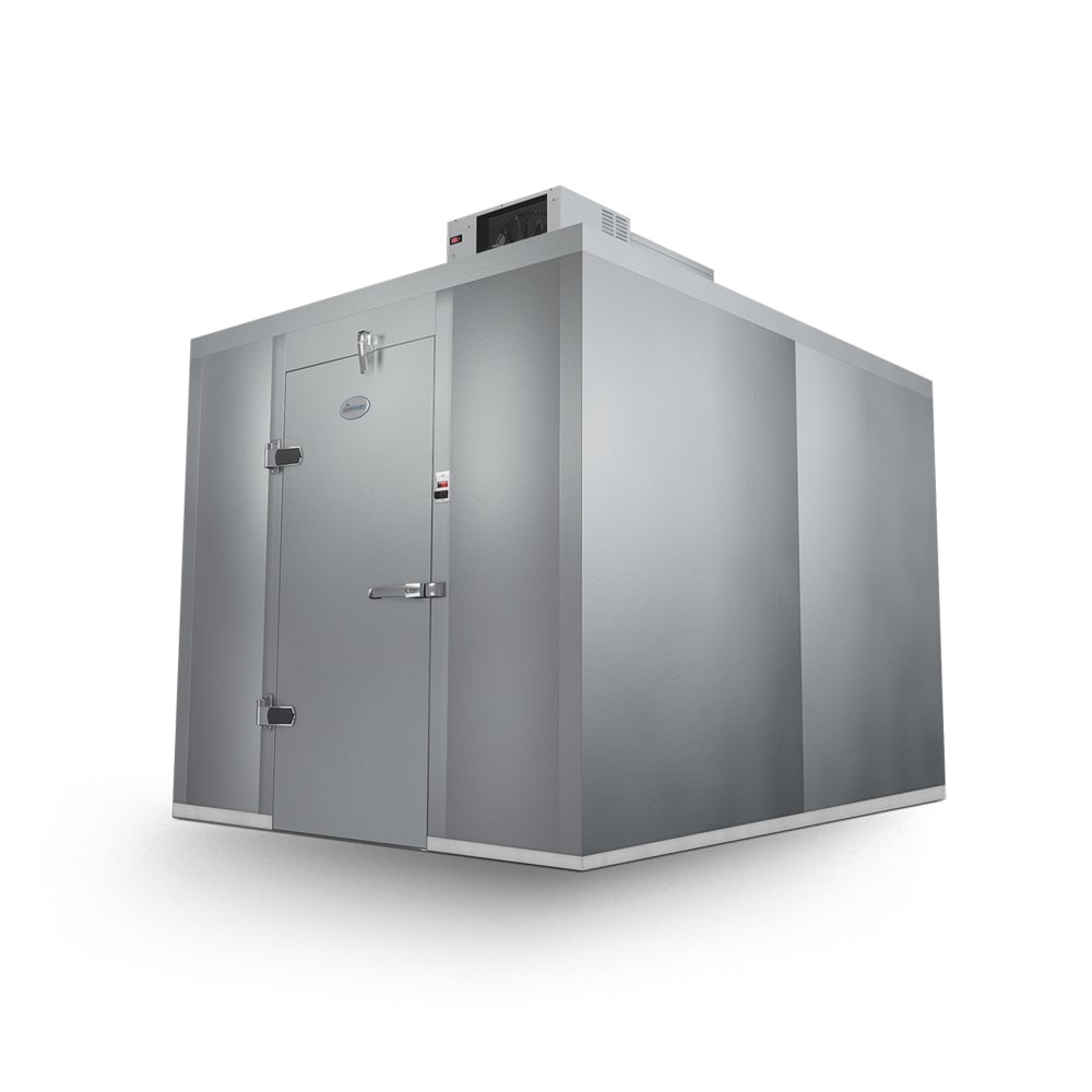 258-QC081072NBSC 8' x 10' Indoor Walk-In Cooler w/ Top-Mounted Compressor - No Floor